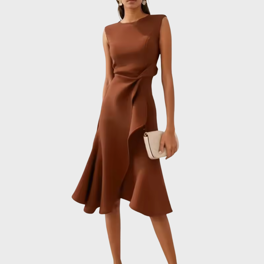Dames Jurk | Mouwloos | Asymmetrisch | Zomer