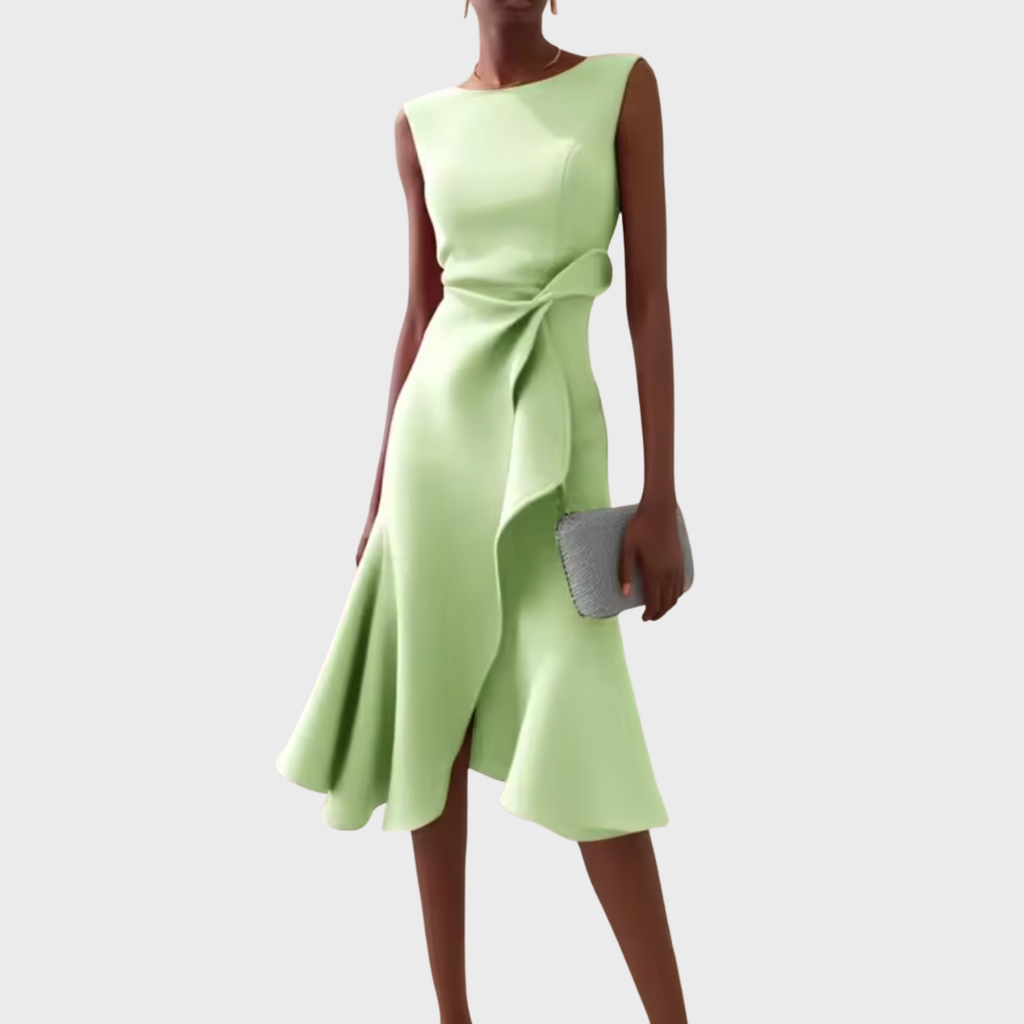 Dames Jurk | Mouwloos | Asymmetrisch | Zomer