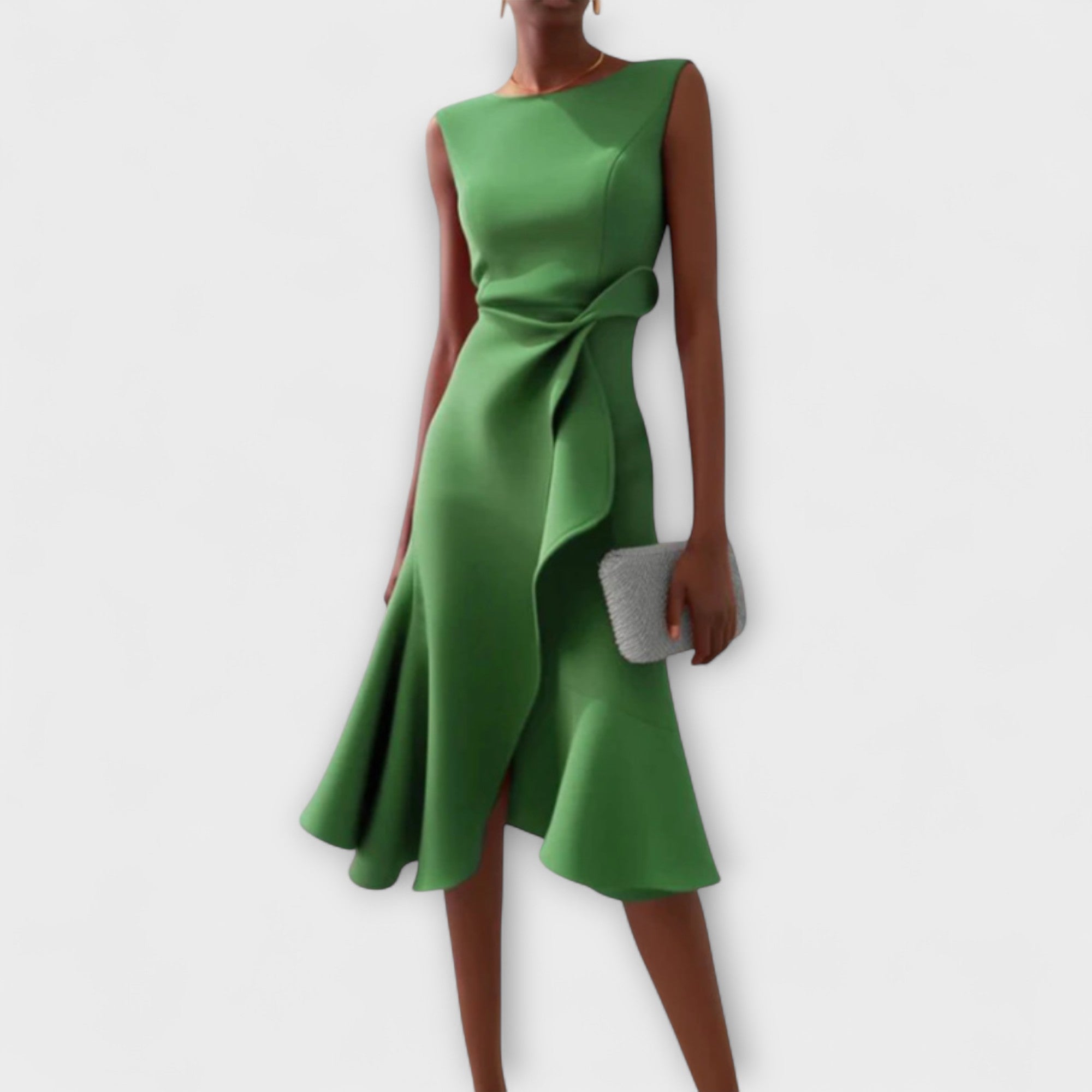 Dames Jurk | Mouwloos | Asymmetrisch | Zomer