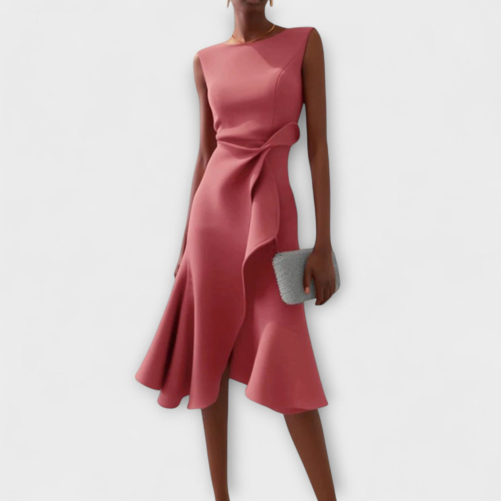 Dames Jurk | Mouwloos | Asymmetrisch | Zomer