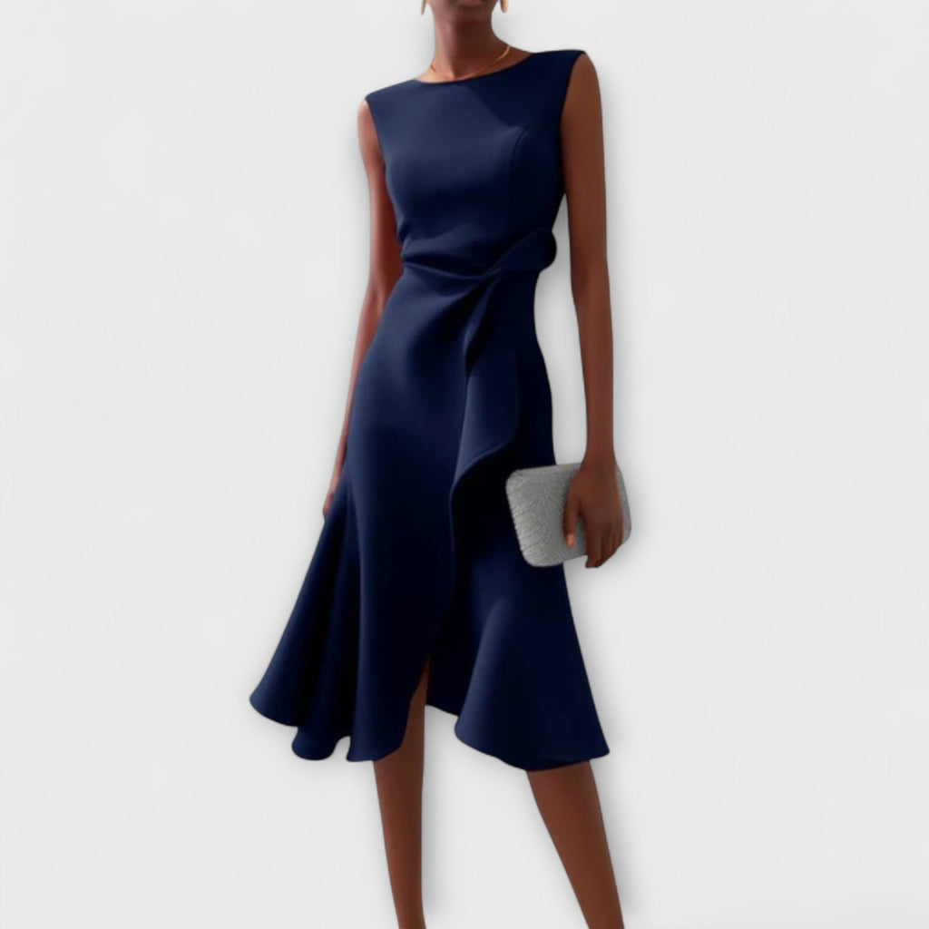 Dames Jurk | Mouwloos | Asymmetrisch | Zomer