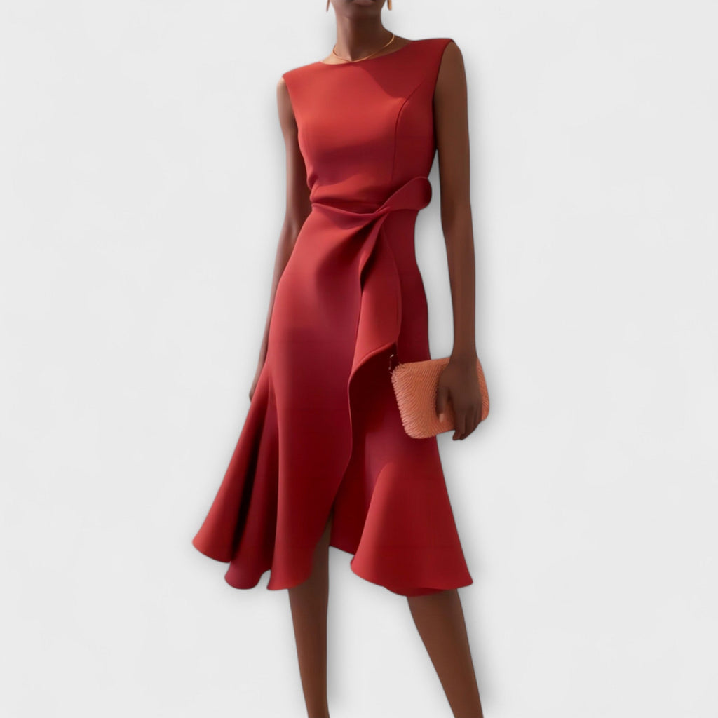 Dames Jurk | Mouwloos | Asymmetrisch | Zomer