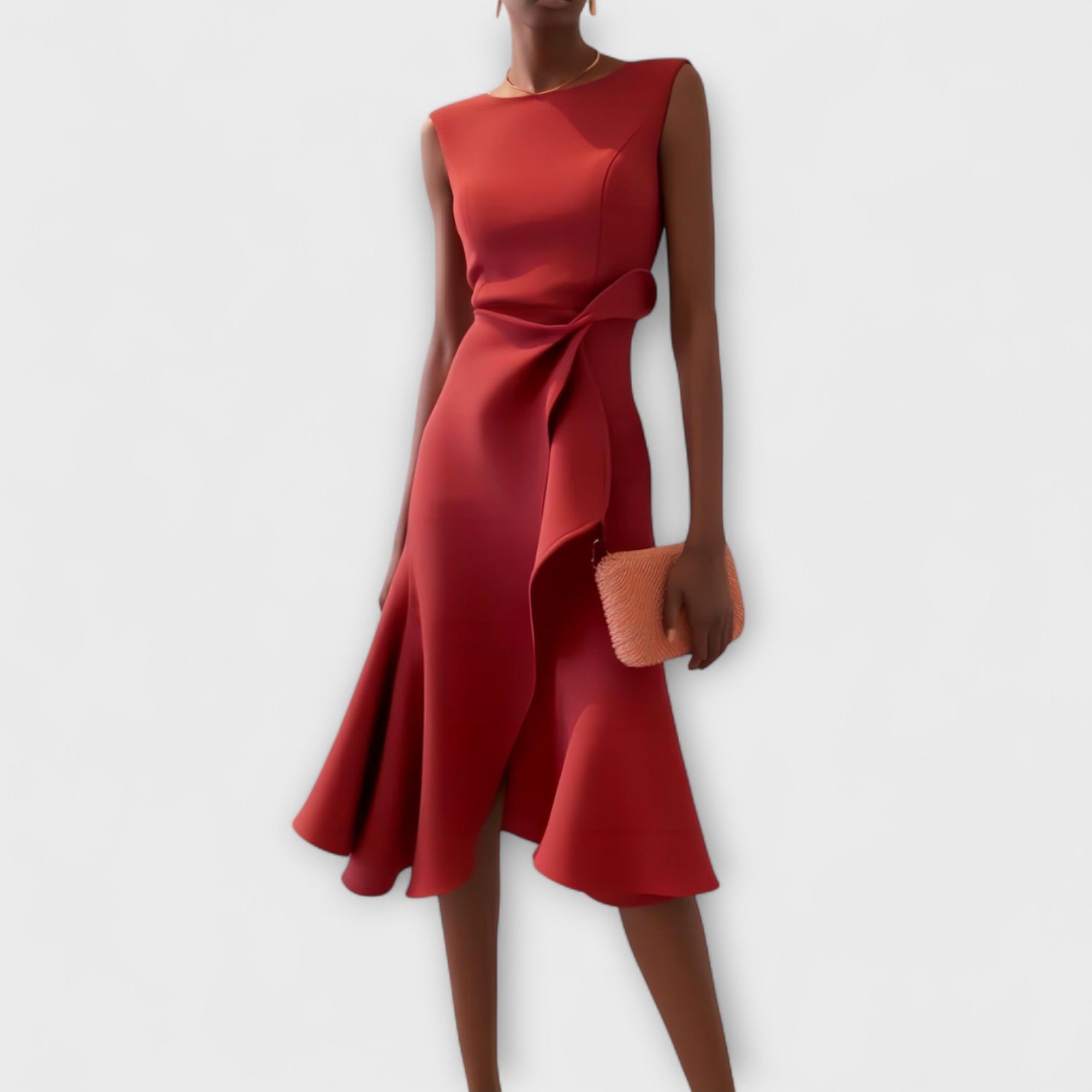 Dames Jurk | Mouwloos | Asymmetrisch | Zomer