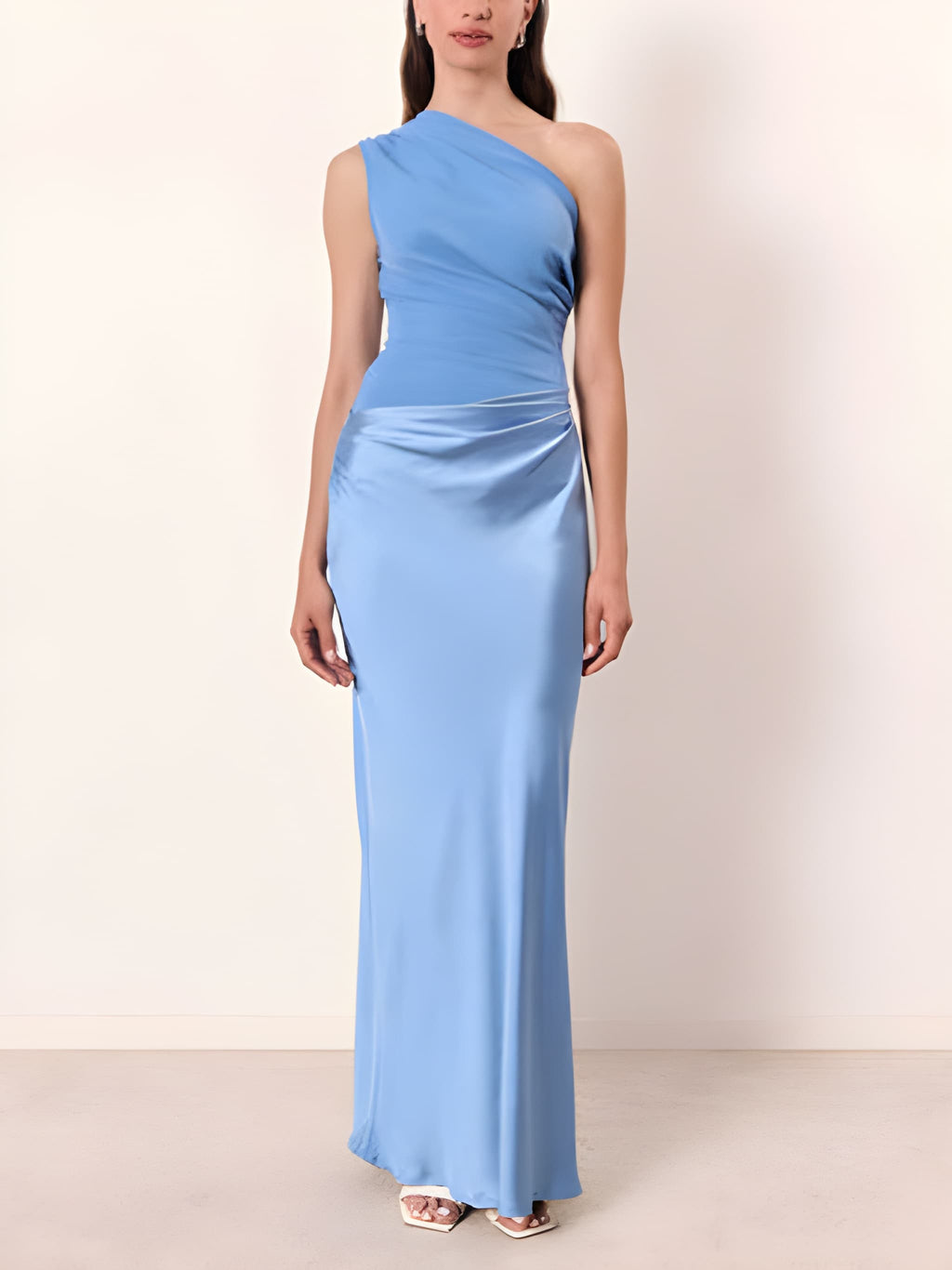 Dames Jurk | Asymmetrische Halslijn | Elegante Avondlook | Zomer