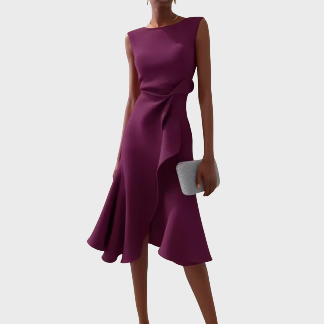 Dames Jurk | Mouwloos | Asymmetrisch | Zomer