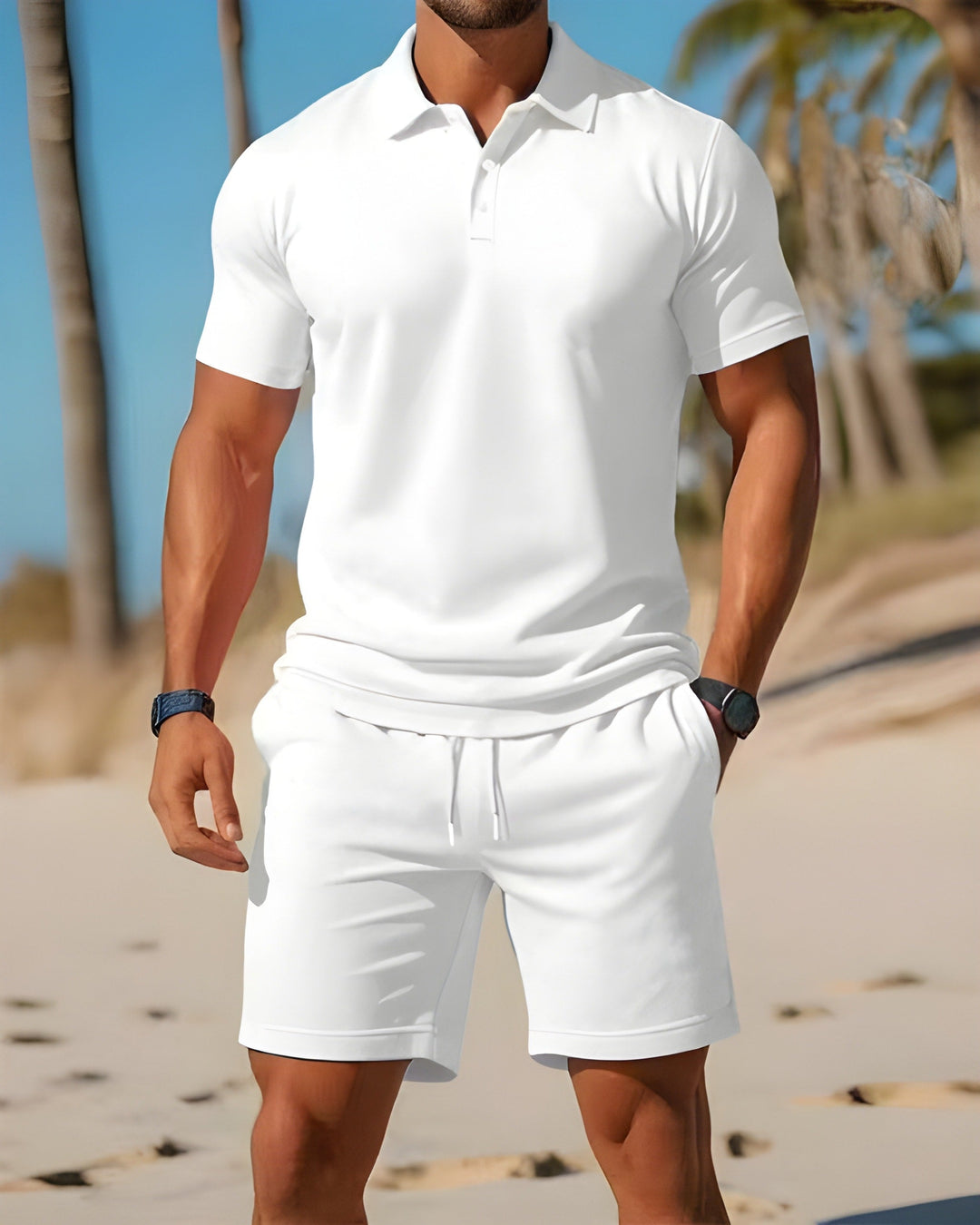 Heren Set | Polo Kraag | Korte Mouw | Zomer