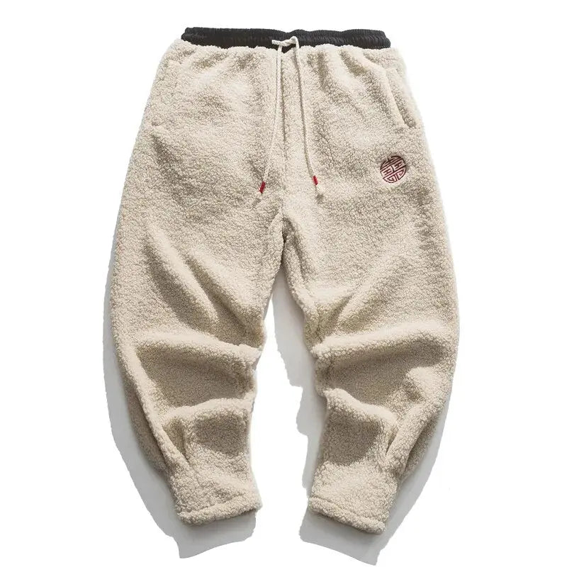 Heren Broek Straight met Trekkoord - Wintercomfort - Crème