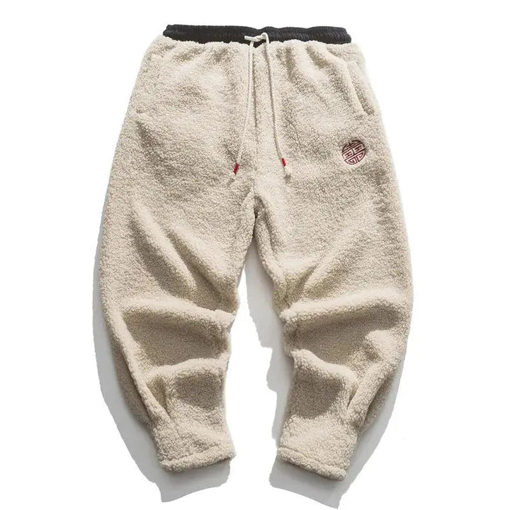 Heren Broek Straight met Trekkoord - Wintercomfort - Crème