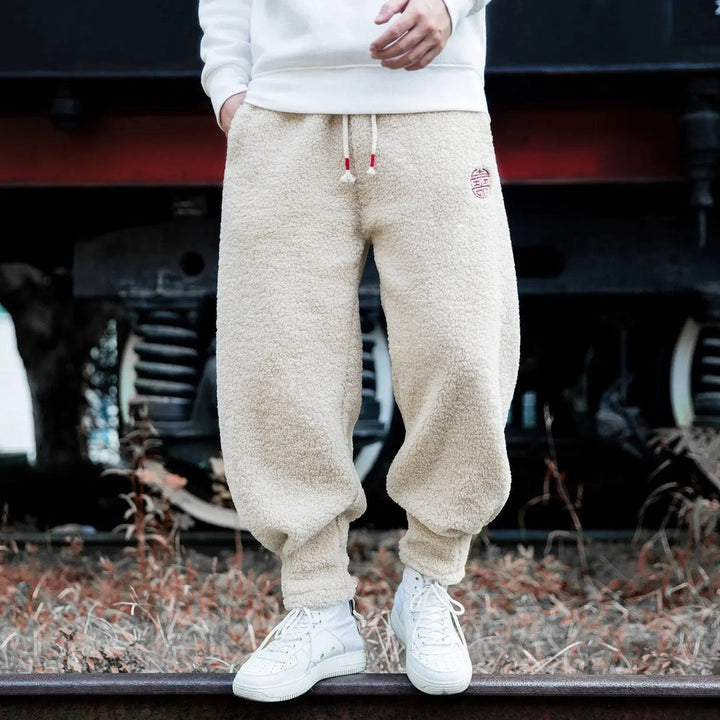 Heren Broek Straight met Trekkoord - Wintercomfort
