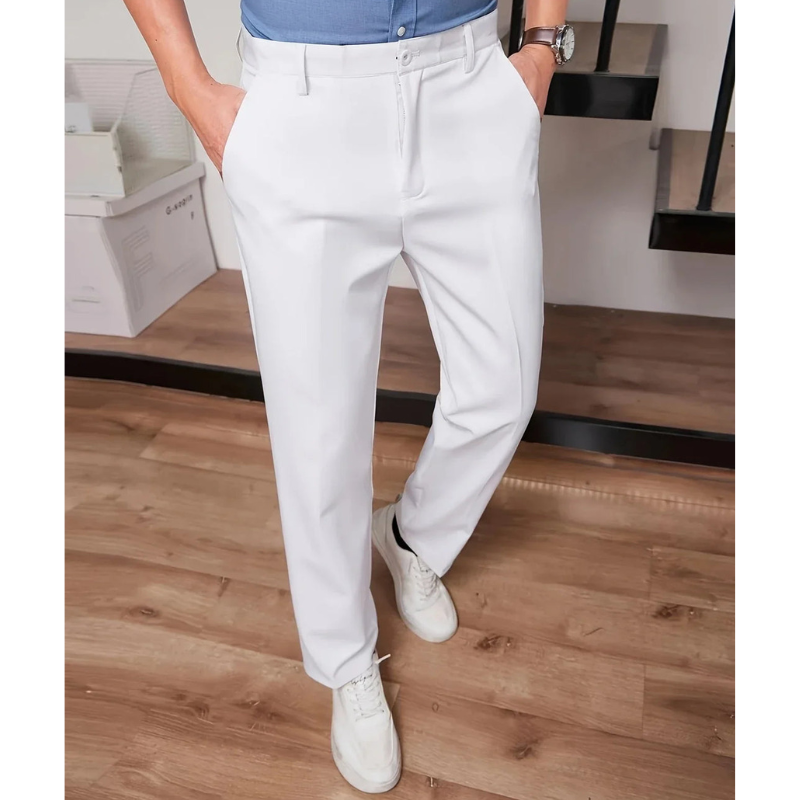 Heren Broek Wijde Pijpen - Business Casual