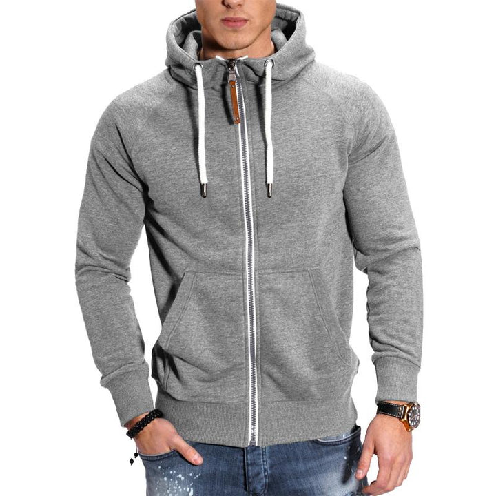 Heren Capuchonjack met Zakken - Comfortabel Sportief - Grijs