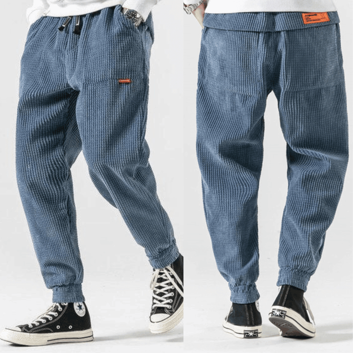 Heren Cargo Broek Corduroy - Relaxed Fit Comfort