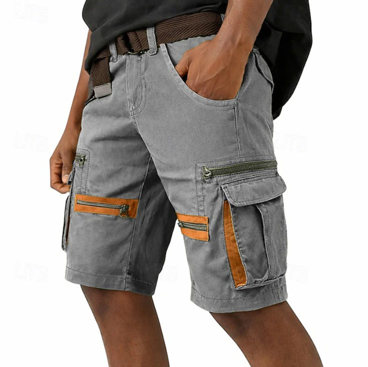 Heren Cargo Short Outdoor - Casual Comfort - Grijs