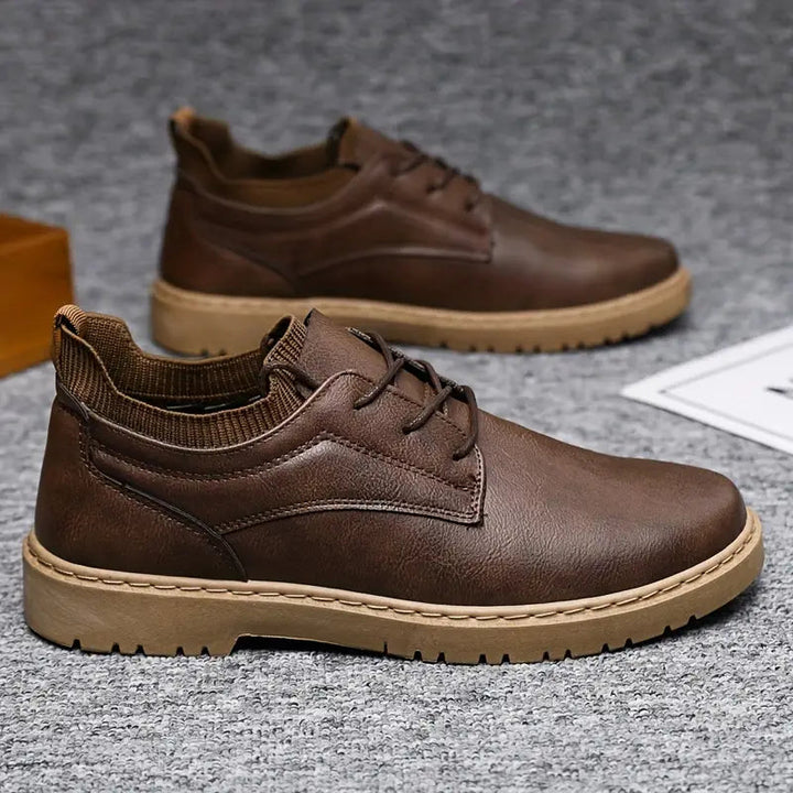 Heren Casual Laarzen - Antislip Zool & Vetersluiting