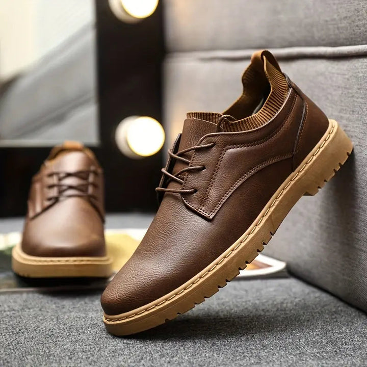 Heren Casual Laarzen - Antislip Zool & Vetersluiting