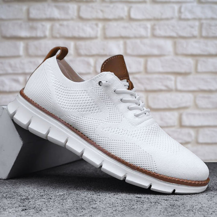 Heren Casual Wandelschoenen - Vetersluiting en Flexibele Zool