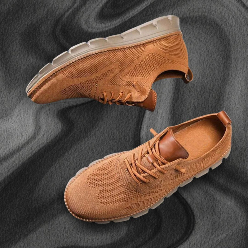 Heren Casual Wandelschoenen - Vetersluiting en Flexibele Zool