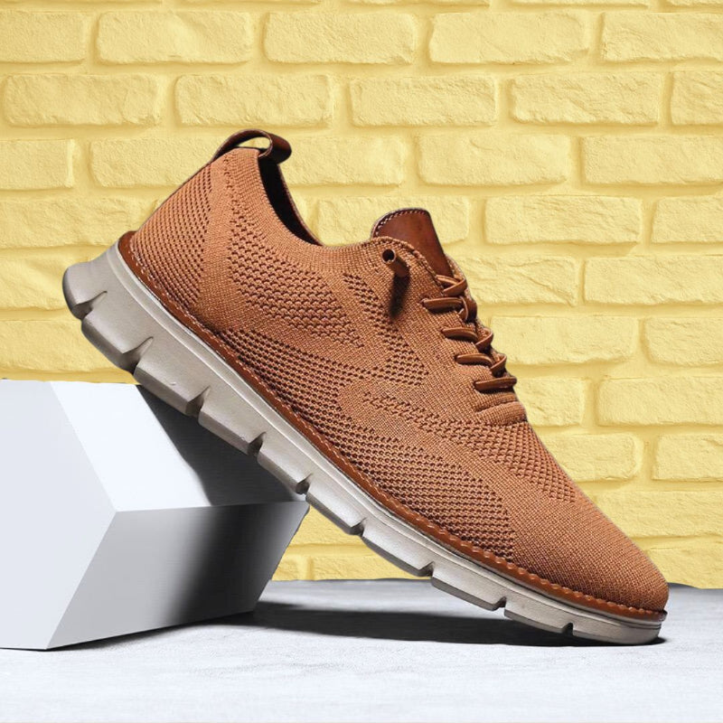 Heren Casual Wandelschoenen - Vetersluiting en Flexibele Zool
