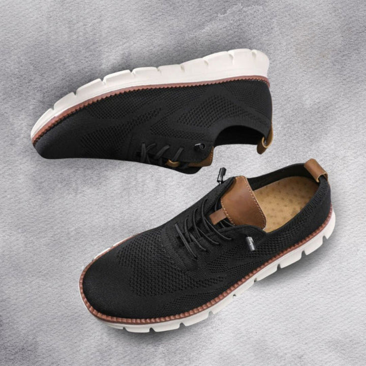 Heren Casual Wandelschoenen - Vetersluiting en Flexibele Zool