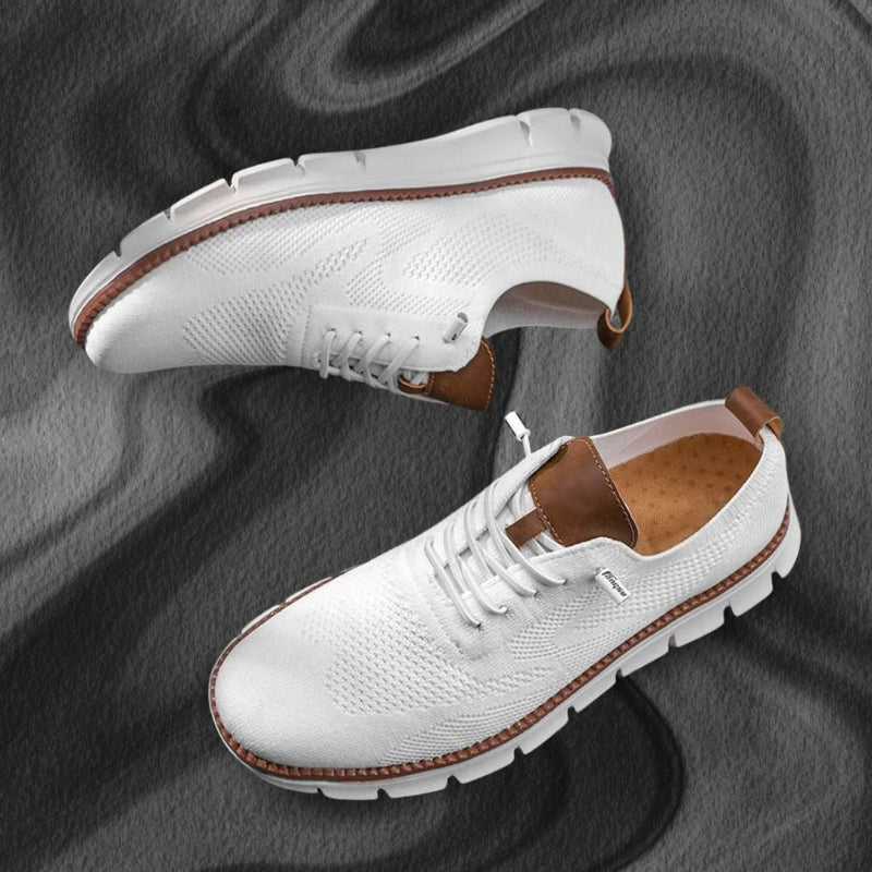 Heren Casual Wandelschoenen - Vetersluiting en Flexibele Zool