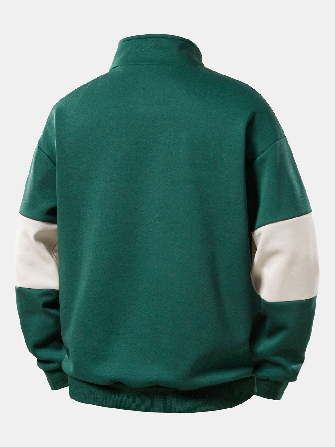 Heren Colour Block Sweatshirt - Relaxed Fit Pullover