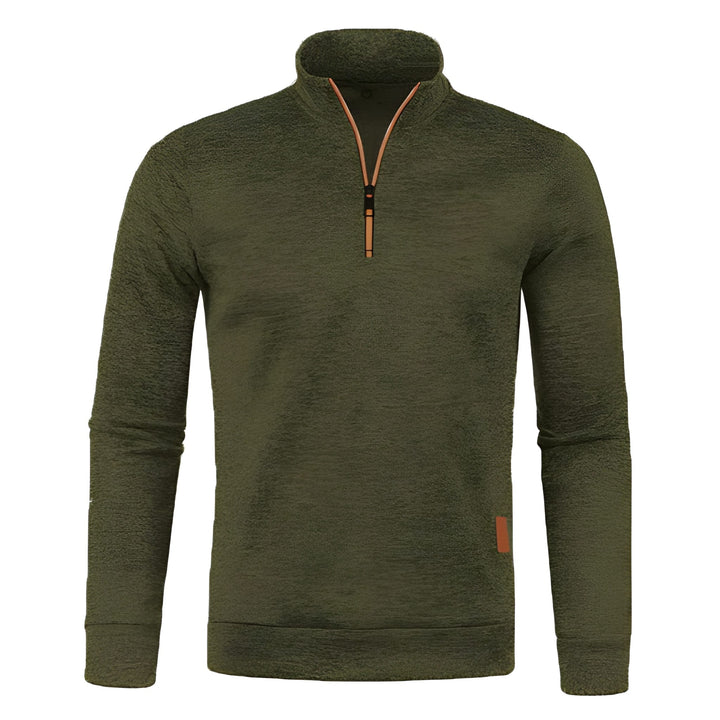 Heren Coltrui met Half Zip - Warme Wintertrui