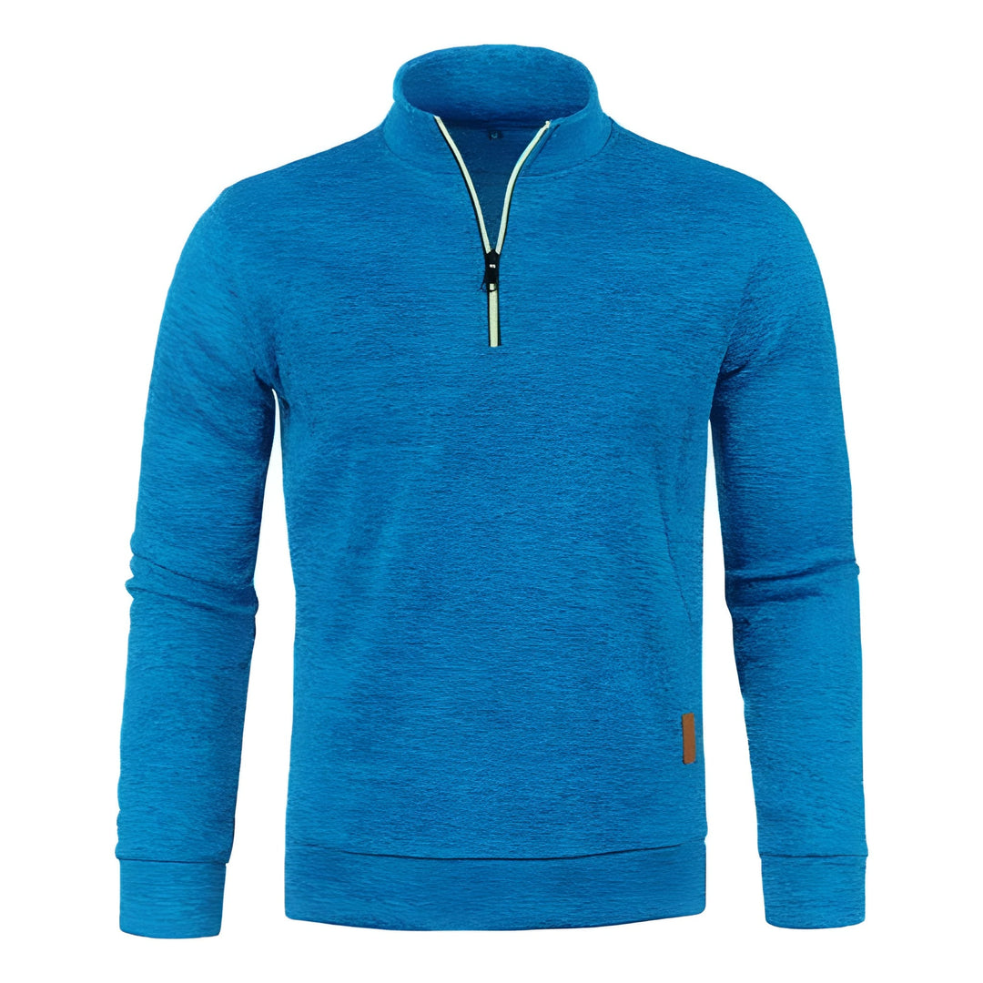 Heren Coltrui met Half Zip - Warme Wintertrui