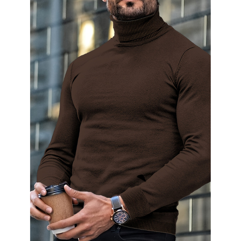 Heren Coltrui Slim Fit - Klassieke Winterlook - Koffie