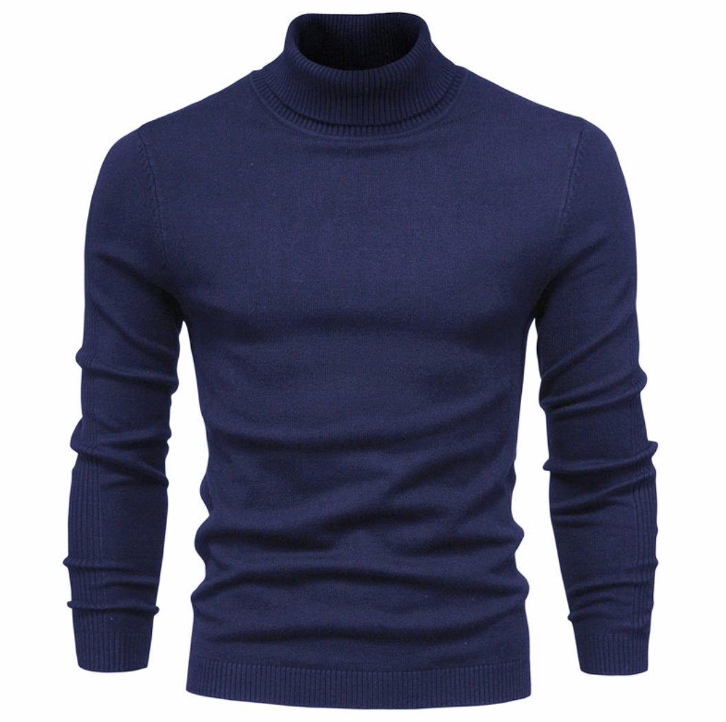 Heren Coltrui Slim Fit - Warm & Elegant - Donkerblauw