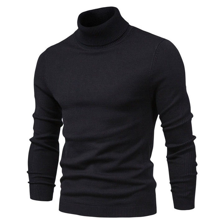 Heren Coltrui Slim Fit - Warm & Elegant - Zwart