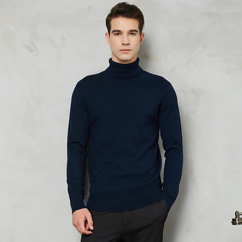 Heren Coltrui Warme Pasvorm - Klassieke Elegantie - Marineblauw