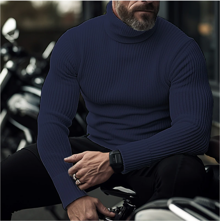 Heren Coltrui Zachte Stof - Klassieke Elegantie - Marineblauw