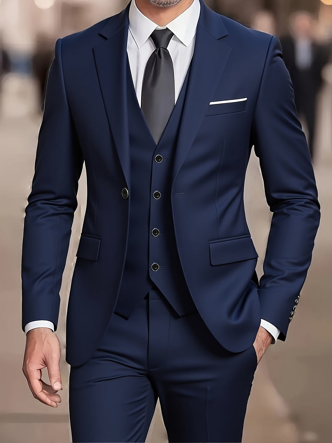 Heren driedelig pak - Tailored klassiek