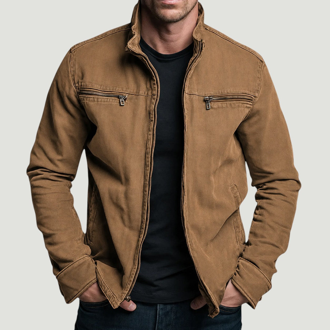 Heren Elegante Jas - Stijlvol en Veelzijdig - Bruin