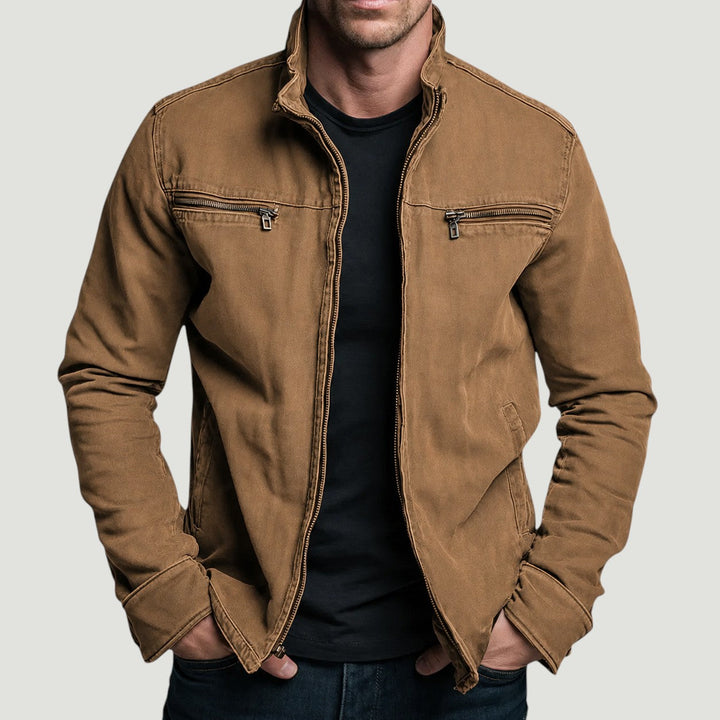 Heren Elegante Jas - Stijlvol en Veelzijdig - Bruin