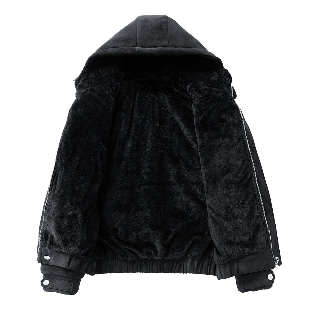 Heren Faux Suede Winterjas met Teddy Fleece - Relaxed Fit