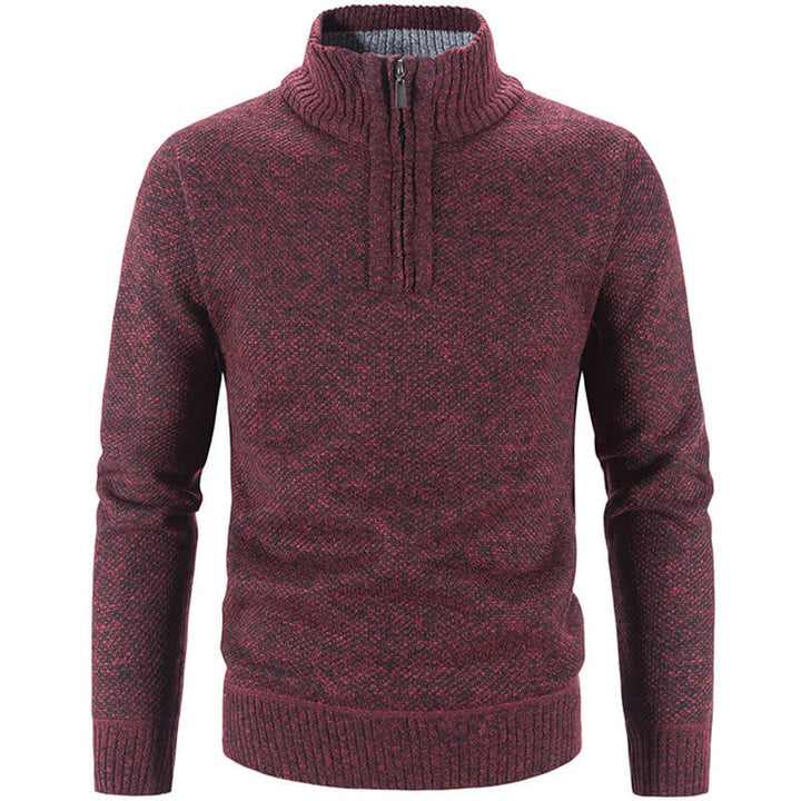 Heren Fleece Trui - Warm en Comfortabel - Rood