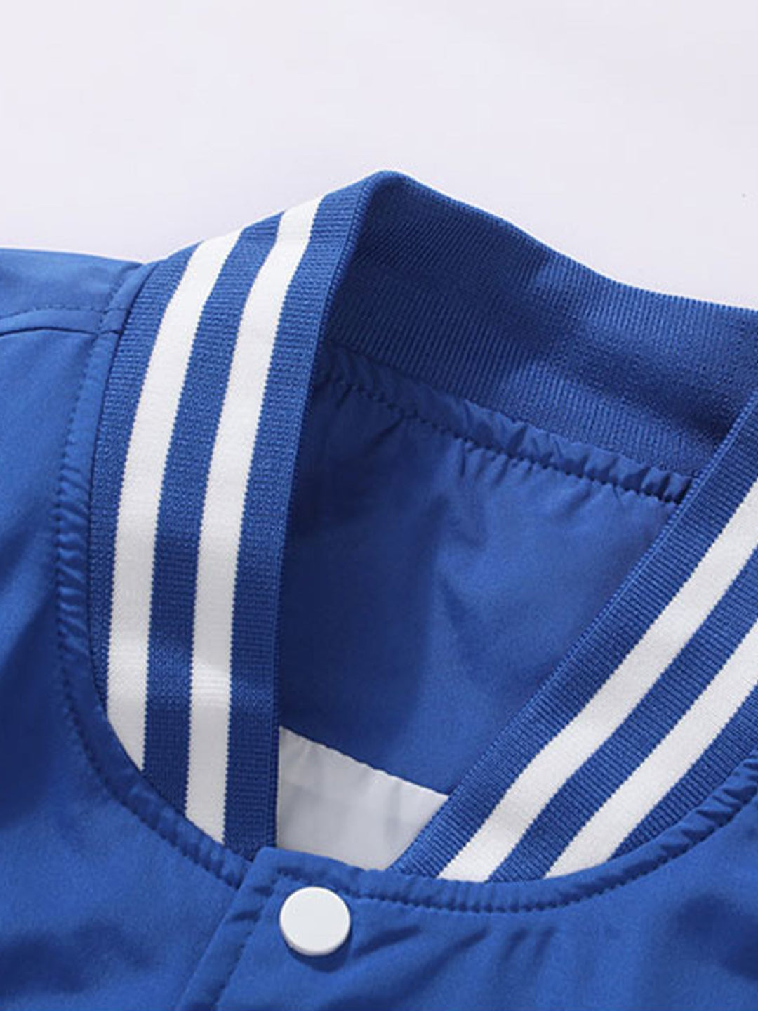 Heren Geborduurd Varsity Bomber Jasje - Relaxed Fit Streetwear