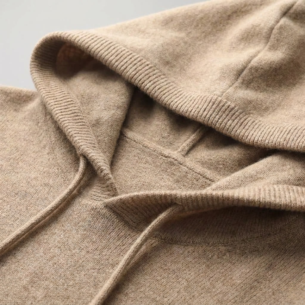 Heren Gebreide Pullover Hoodie - Klassieke Pasvorm