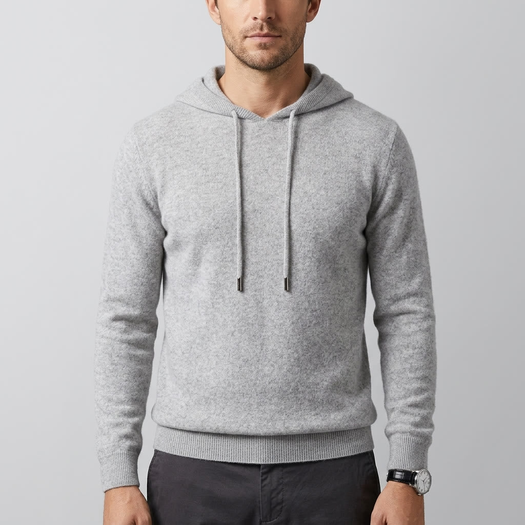 Heren Gebreide Pullover Hoodie - Klassieke Pasvorm