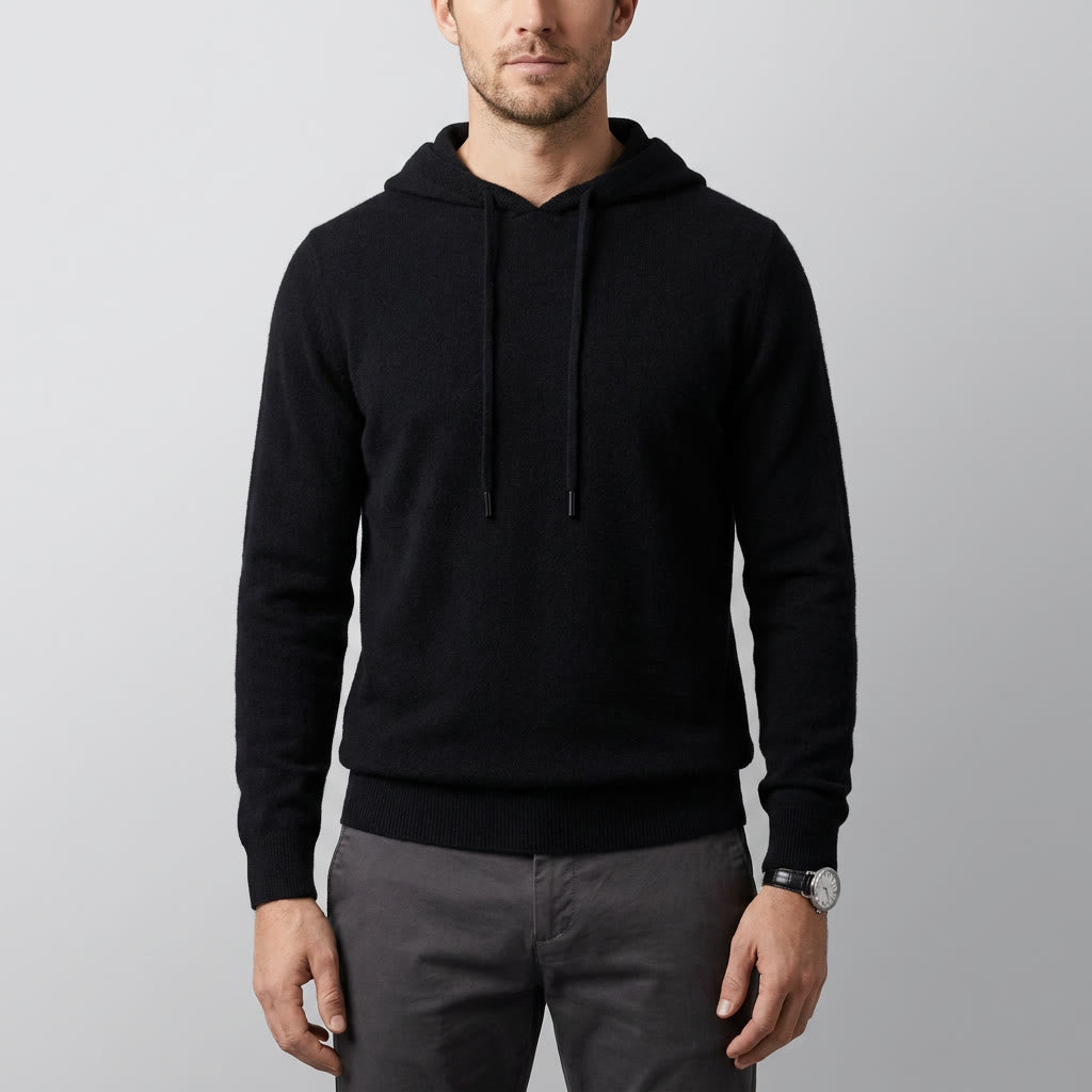 Heren Gebreide Pullover Hoodie - Klassieke Pasvorm
