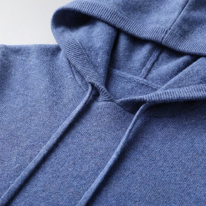 Heren Gebreide Pullover Hoodie - Klassieke Pasvorm