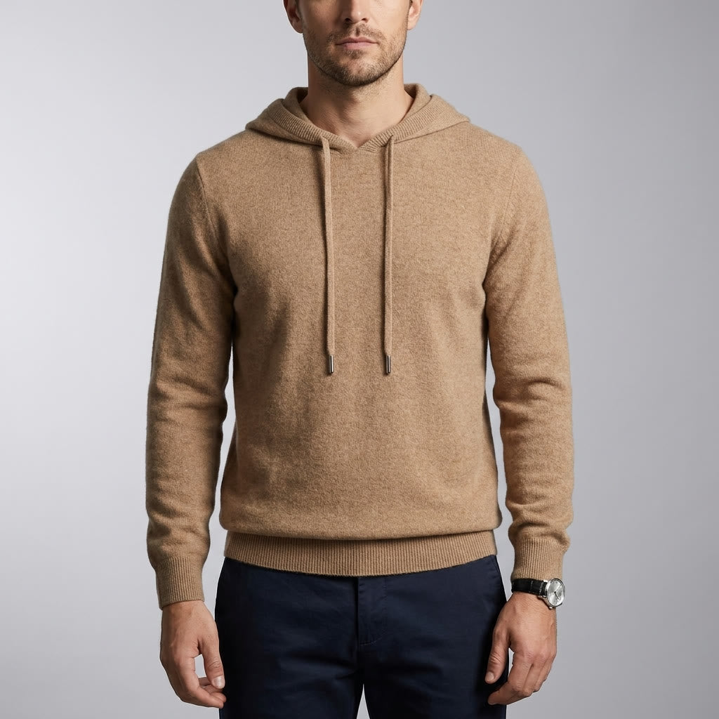 Heren Gebreide Pullover Hoodie - Klassieke Pasvorm