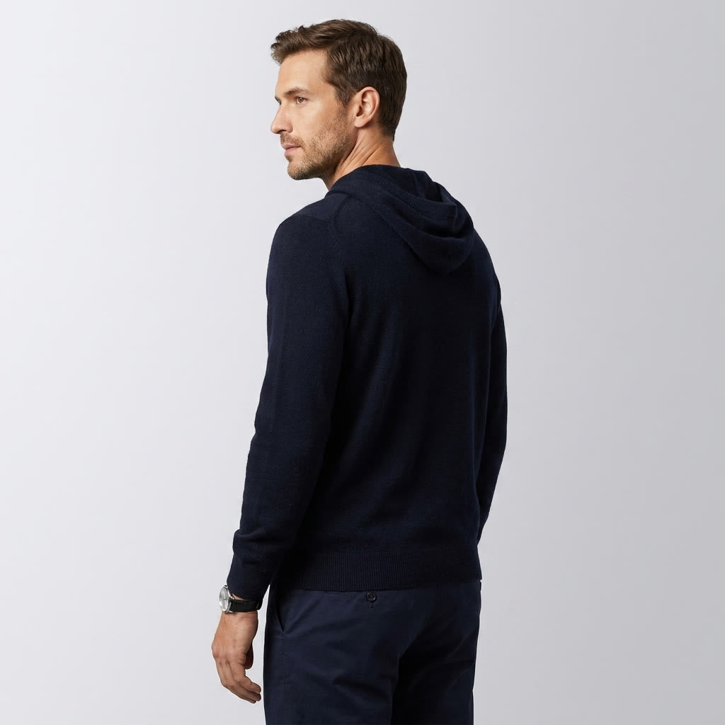 Heren Gebreide Pullover Hoodie - Klassieke Pasvorm