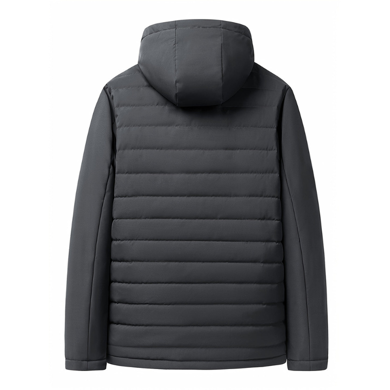 Heren Gewatteerde Winterjas met Capuchon - Warm