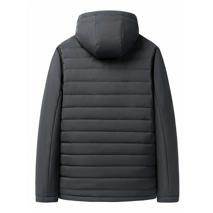 Heren Gewatteerde Winterjas met Capuchon - Warm