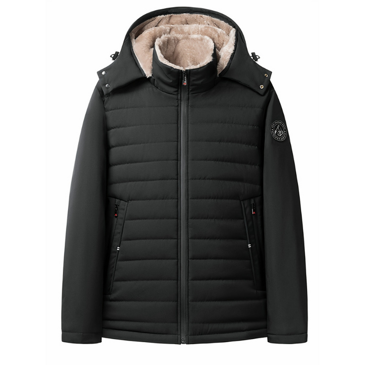 Heren Gewatteerde Winterjas met Capuchon - Warm
