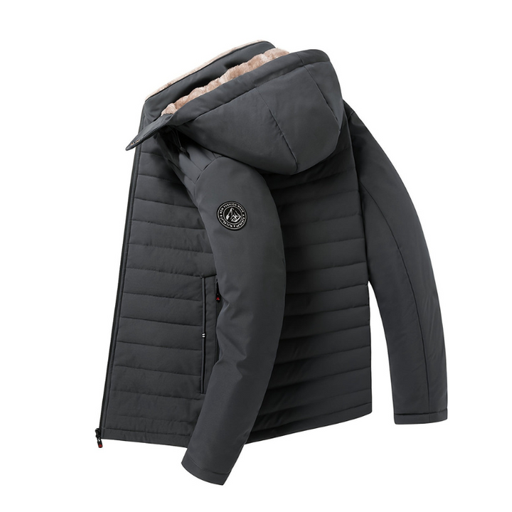 Heren Gewatteerde Winterjas met Capuchon - Warm