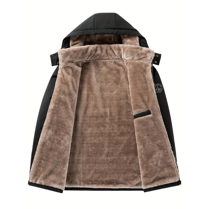Heren Gewatteerde Winterjas met Capuchon - Warm