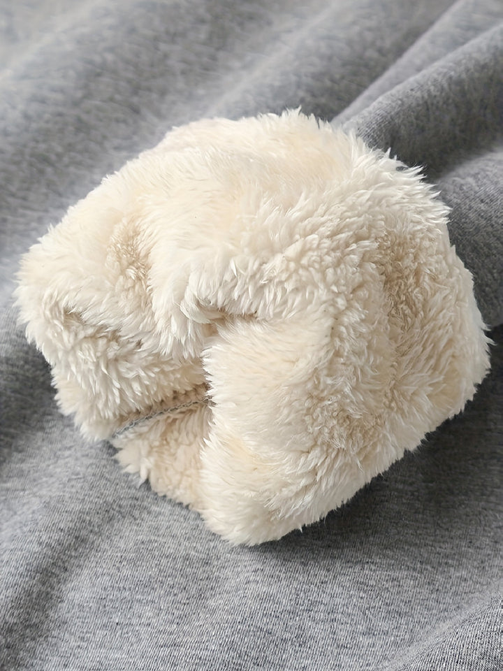 Heren Hoodie Gebreid met Nepbont - Warm & Casual